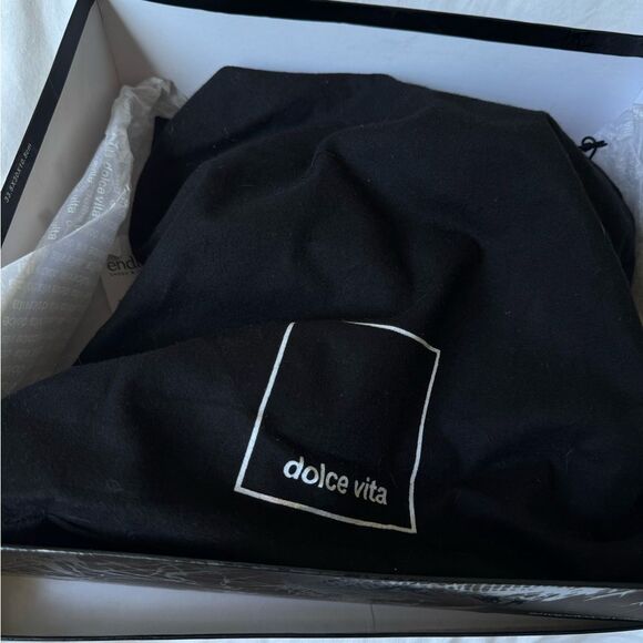 Dolce Vita Red Nubuck Leather Platform Wedges ankle strap - Picture 7 of 7